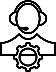 Person Or Personal Setting Outline Symbol In A Circle Stencil Svg Vector, Free Vectors File